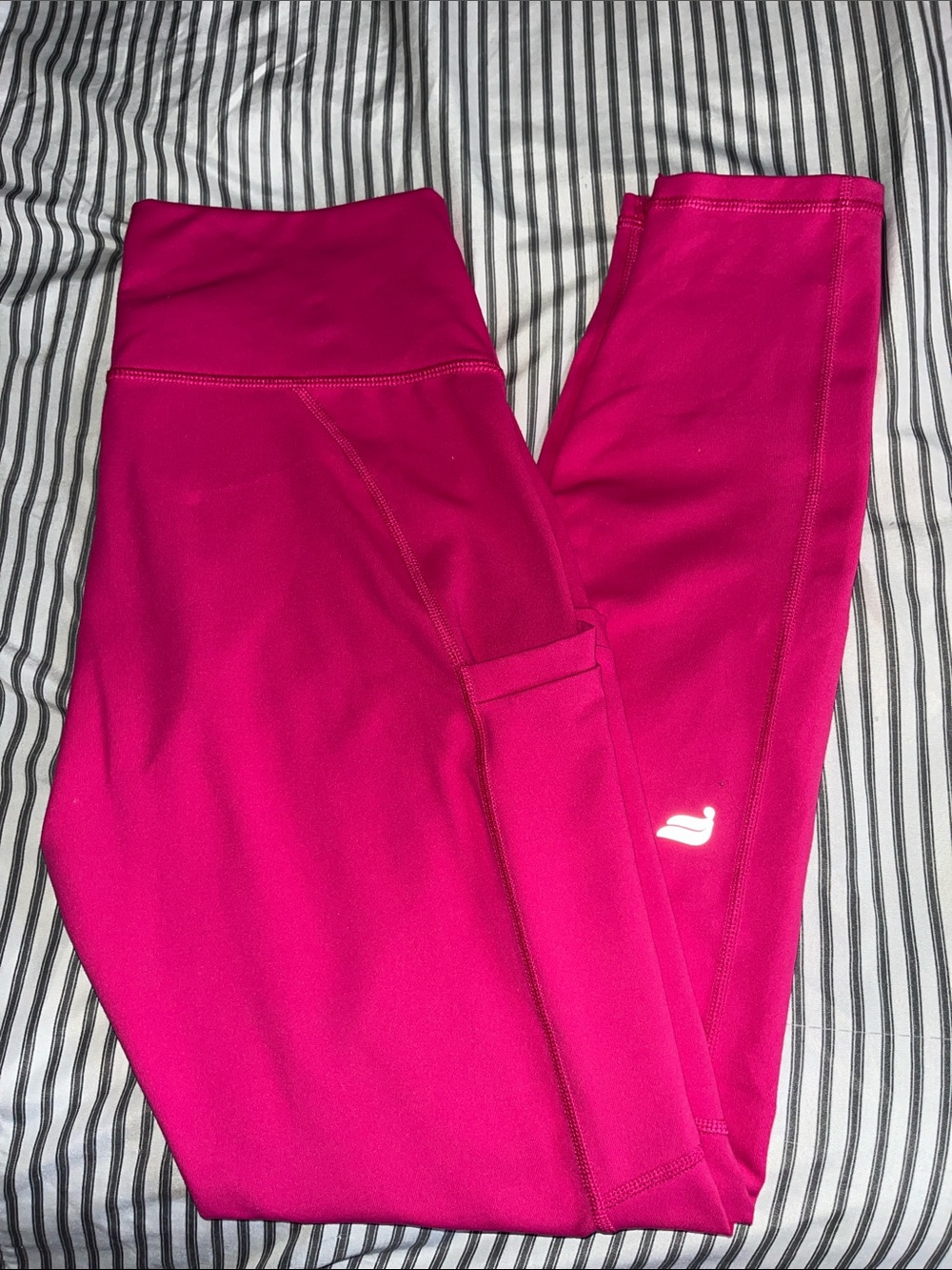 Hot Pink Fabletics Leggings with Side Pocket
